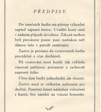 Předpisy - detail